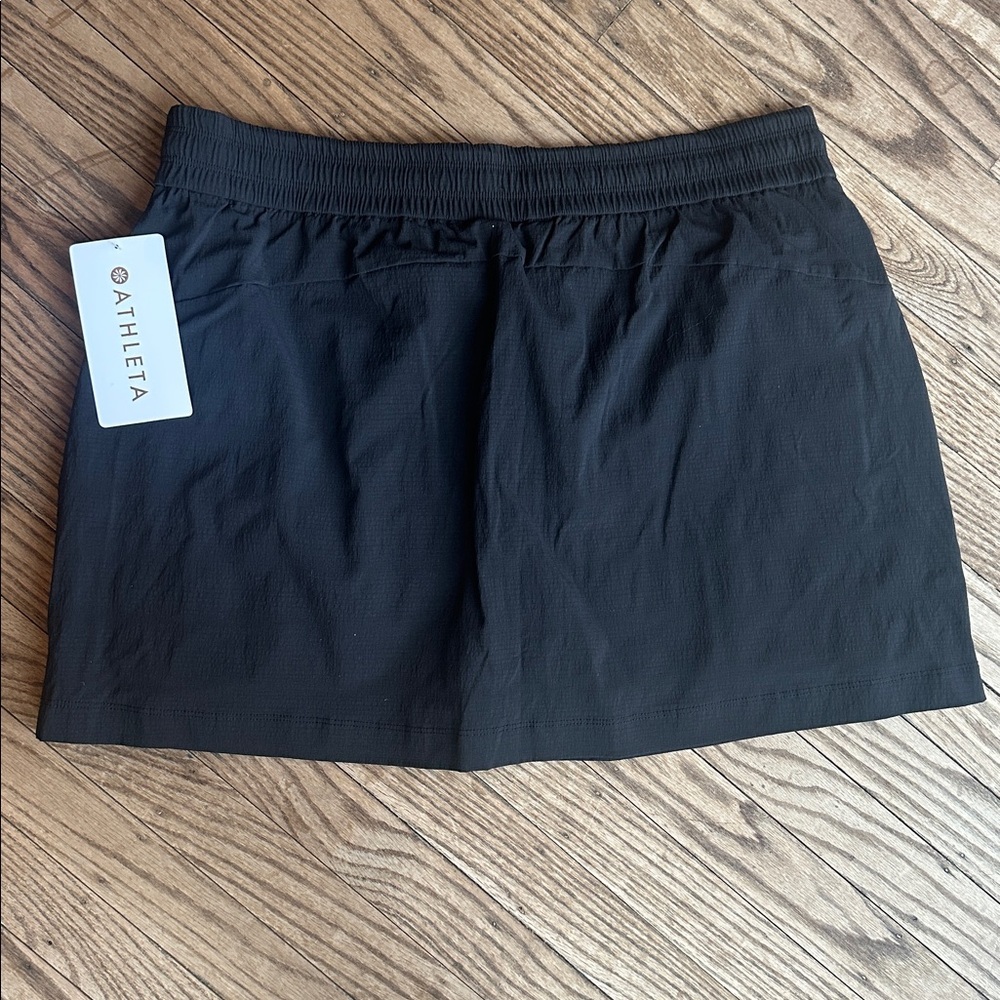 Athleta Trekkie North Skort in black Hiking tennis pickleball large NWT - Picture 6 of 10